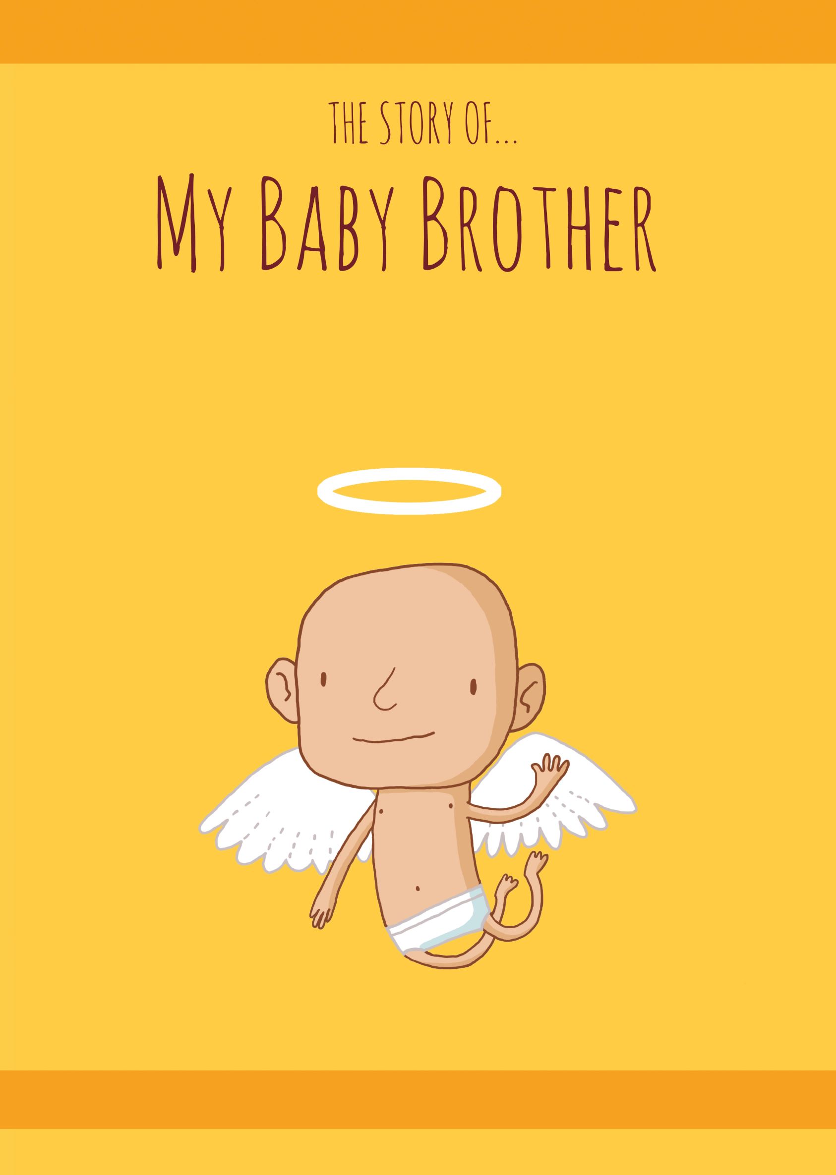 The Story of… My Baby Brother (fair skin tones) - Personalised Loss Book